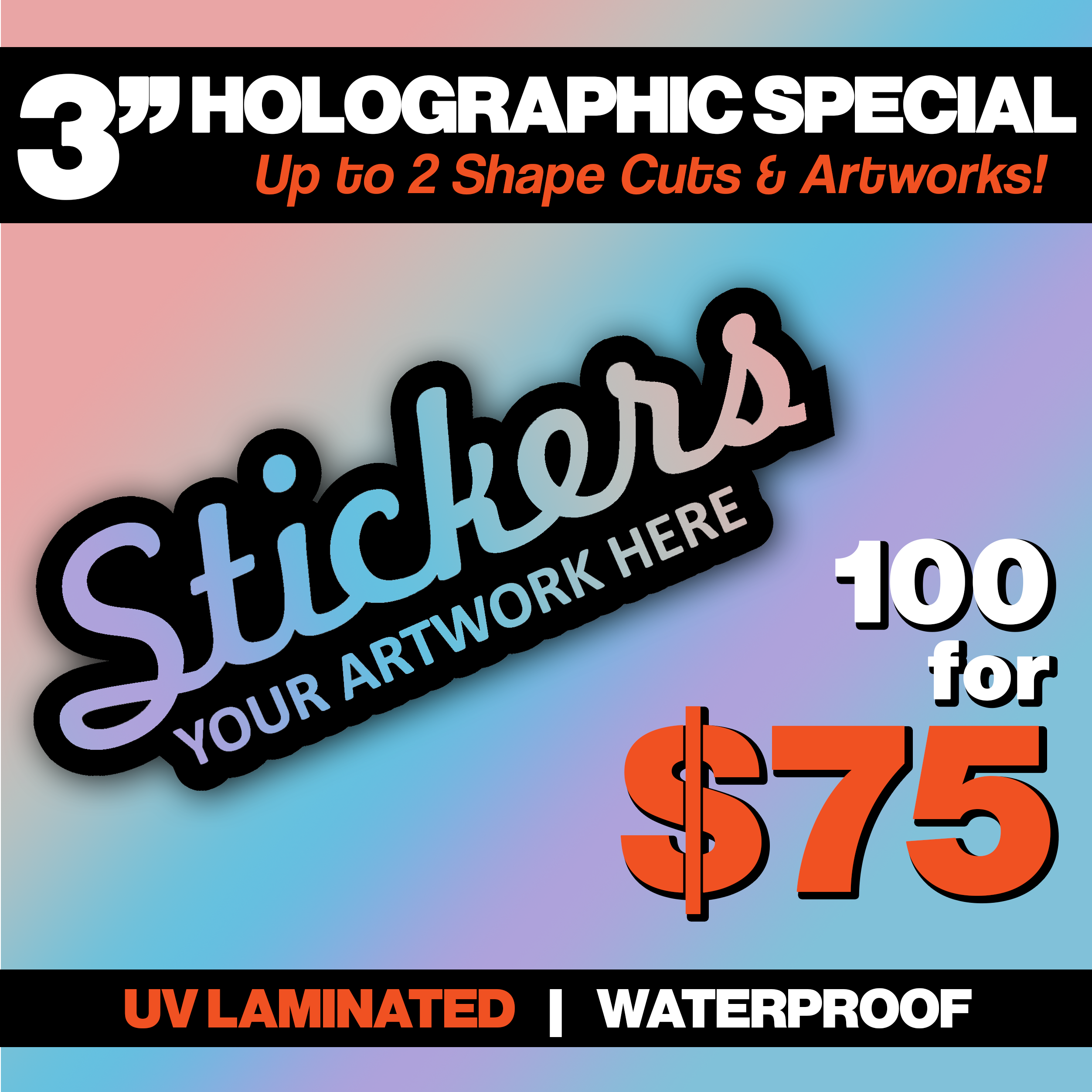 Holographic Stickers